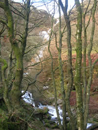 Waterfalls at Cwm Rhaeadr